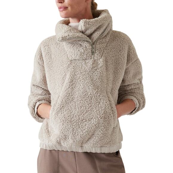 ATHLETA Women's Tugga Sweatshirt Size M In Abalone - Picture 1 of 12